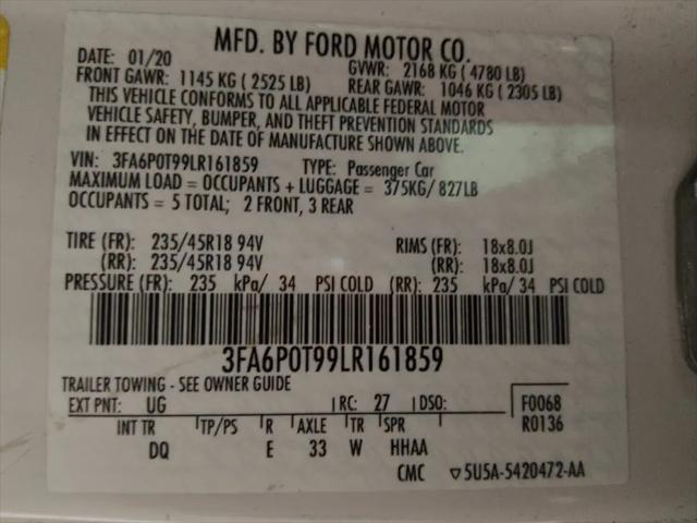 2020 Ford Fusion SE
