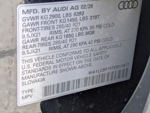 2026 Audi Q7 Premium Plus 45 TFSI quattro tiptronic