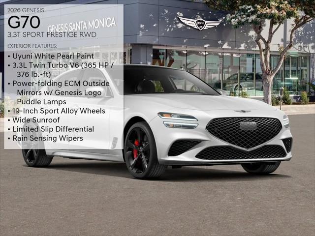2026 Genesis G70 3.3T RWD Sport Prestige