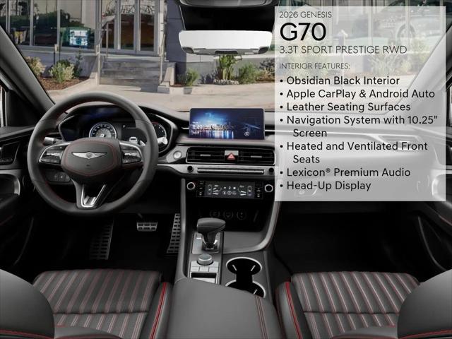 2026 Genesis G70 3.3T RWD Sport Prestige