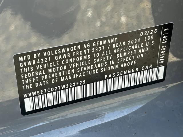 2026 Volkswagen Golf GTI SE