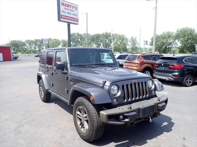2017 Jeep Wrangler Unlimited 75th Anniversary Edition 4x4 for sale in Savage, MN