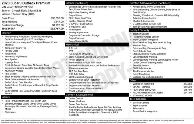 2023 Subaru Outback Premium