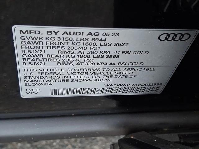 2023 Audi SQ7 Prestige TFSI quattro Tiptronic