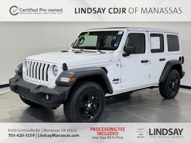 2021 Jeep Wrangler Unlimited Sport S 4x4 2021 Jeep Wrangler Unlimited Sport S 4x4