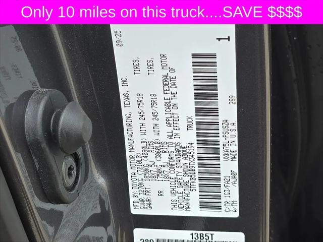 2026 Toyota Tundra SR CrewMax 5.5' Bed