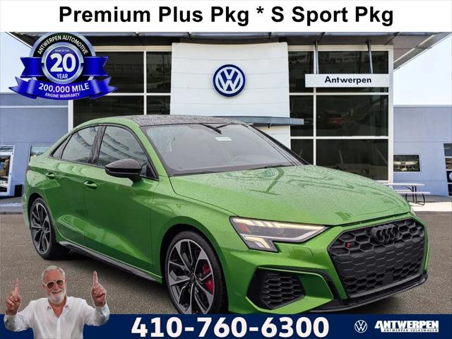 2023 Audi S3 Premium Plus TFSI quattro S tronic for sale in Pasadena, MD