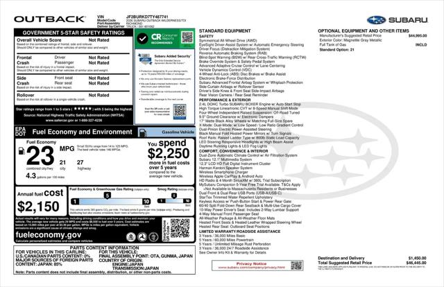 2026 Subaru Outback Wilderness