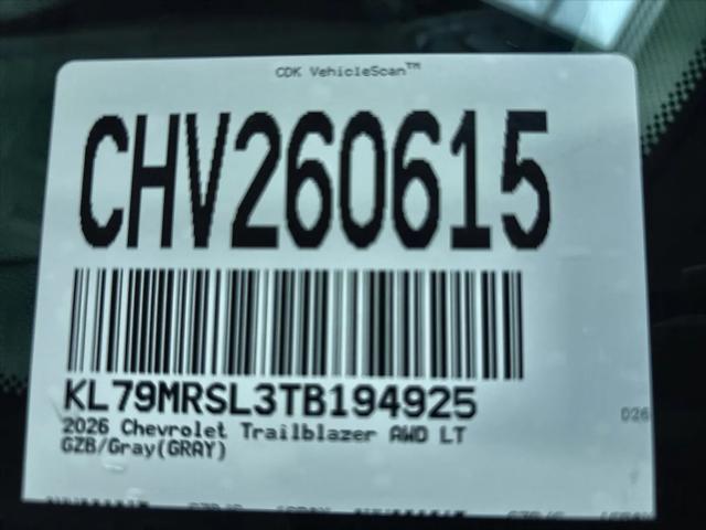 2026 Chevrolet TrailBlazer AWD LT