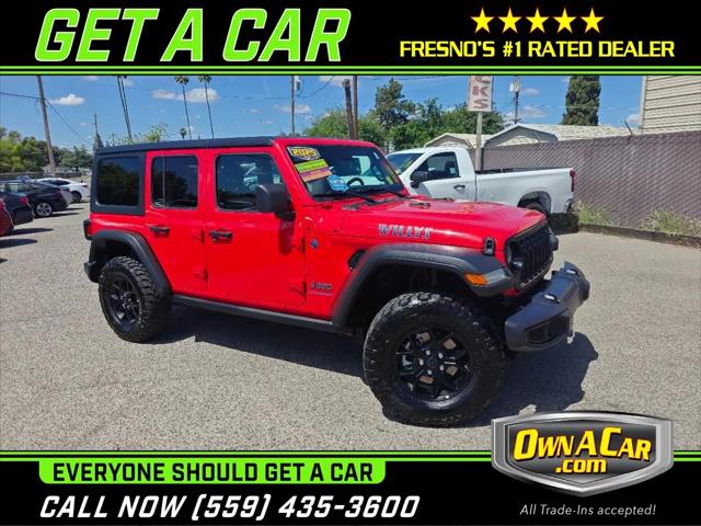 2025 Jeep Wrangler 4xe Willys 4xe for sale in Fresno, CA