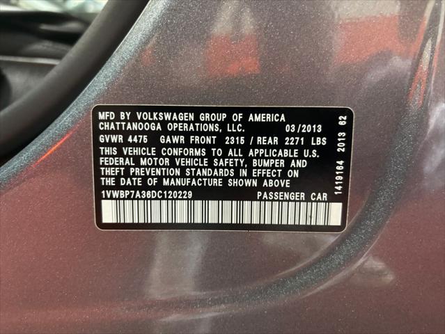 2013 Volkswagen Passat 2.5L SE
