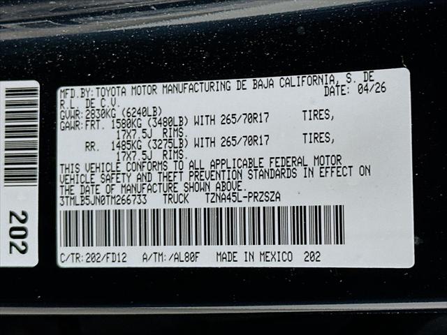 2026 Toyota Tacoma TRD Off Road