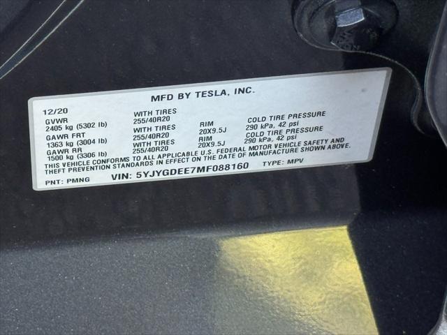 2021 Tesla Model Y Long Range Dual Motor All-Wheel Drive