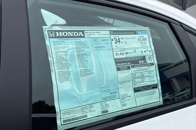 2026 Honda Civic Sport
