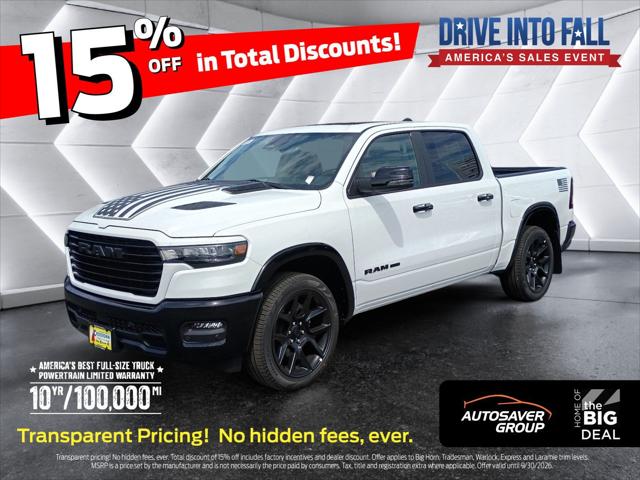 2026 RAM Ram 1500 RAM 1500 LARAMIE CREW CAB 4X4 57 BOX