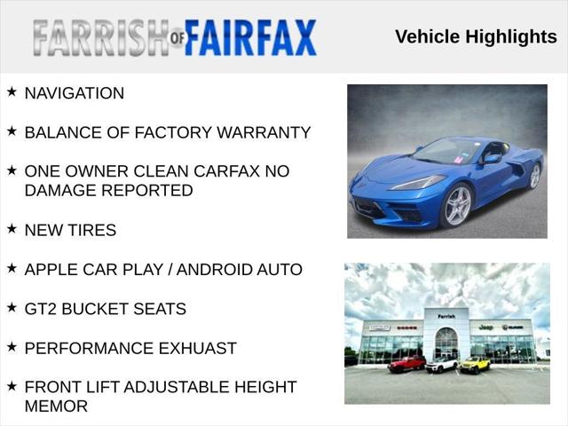 2021 Chevrolet Corvette Stingray RWD Coupe 2LT 2021 Chevrolet Corvette Stingray RWD Coupe 2LT
