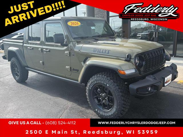2026 Jeep Gladiator GLADIATOR WILLYS 4X4