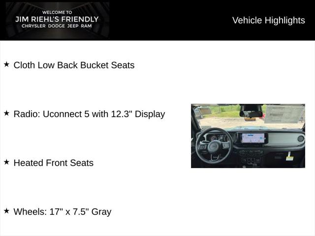 2026 Jeep Gladiator GLADIATOR SPORT S 4X4
