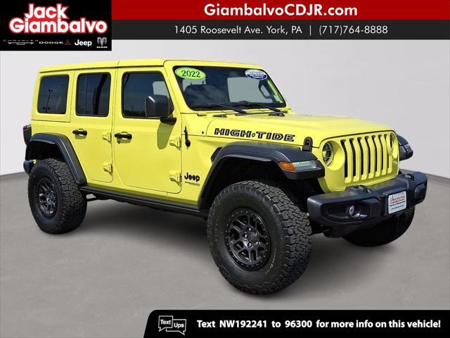 2022 Jeep Wrangler Unlimited High Tide 4x4 for sale in York, PA