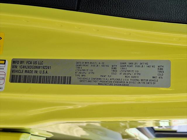 2022 Jeep Wrangler Unlimited High Tide 4x4