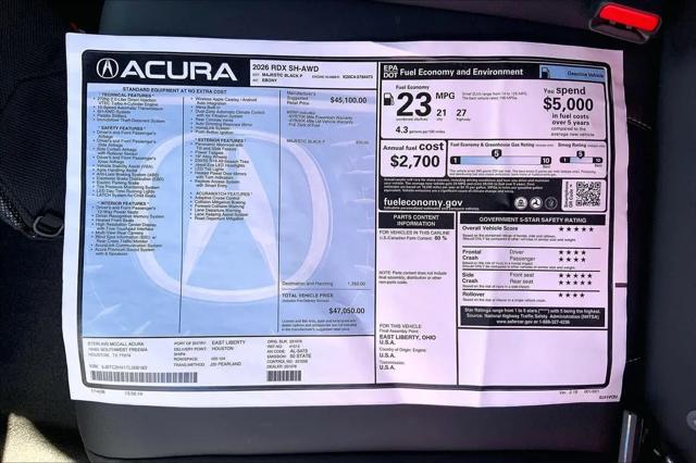 2026 Acura RDX Base