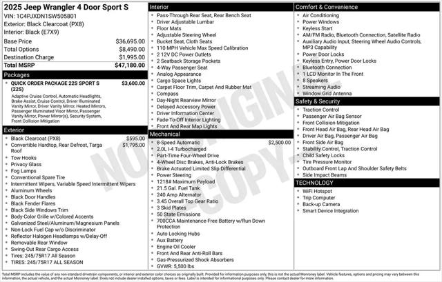 2025 Jeep Wrangler 4-Door Summit 4x4