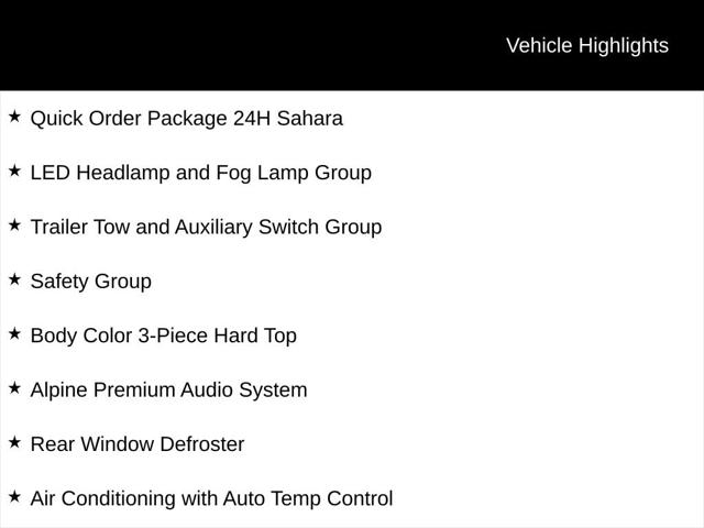 2026 Jeep Gladiator GLADIATOR SAHARA 4X4