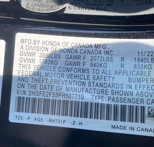 2023 Honda Civic Sport