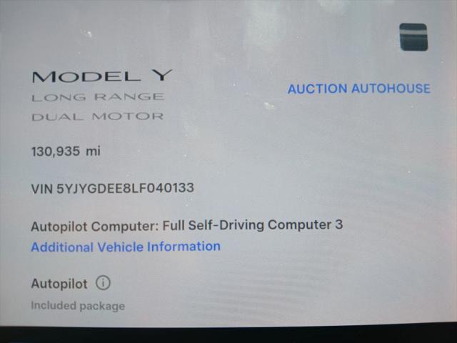 2020 Tesla Model Y Long Range Dual Motor All-Wheel Drive