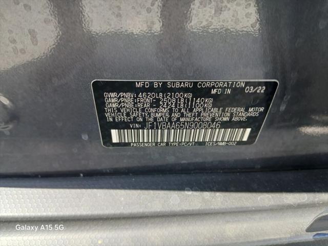 2022 Subaru WRX Base