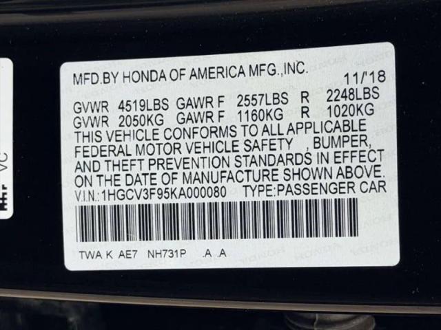 2019 Honda Accord Hybrid Touring