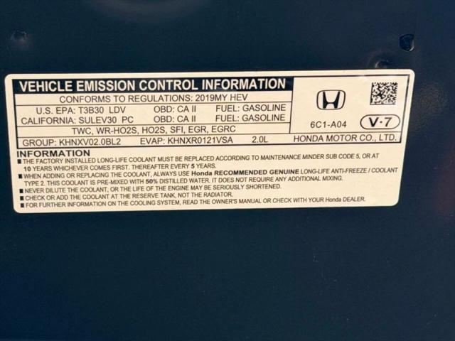2019 Honda Accord Hybrid Touring
