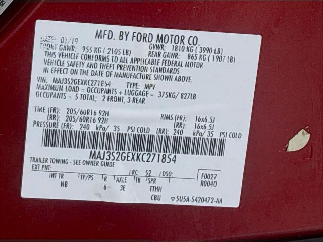 Used 2019 Ford EcoSport SE For Sale in Olive Branch, MS