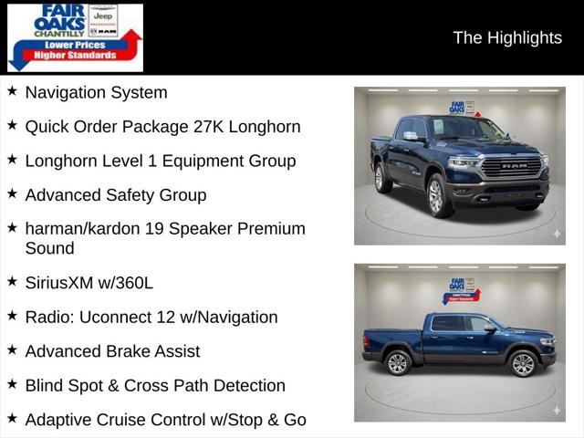 2019 RAM 1500 Longhorn Crew Cab 4x2 57 Box