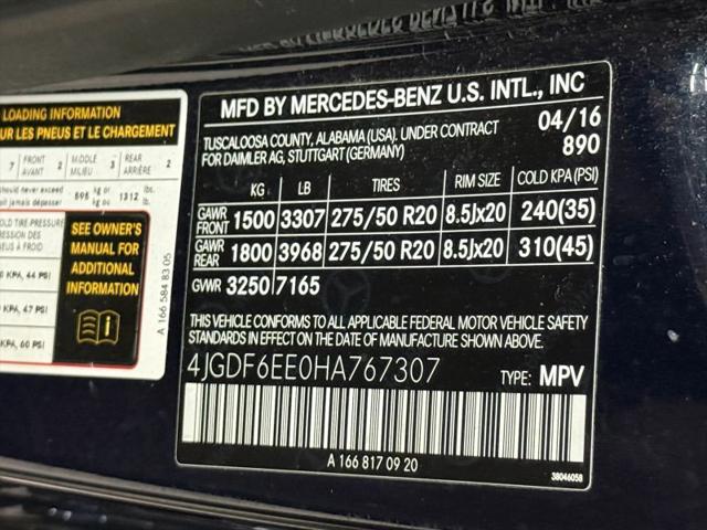 2017 Mercedes-Benz GLS GLS 450 4MATIC