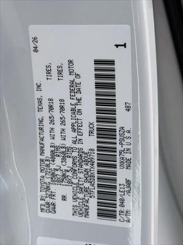 2026 Toyota Tundra SR5 CrewMax 5.5' Bed