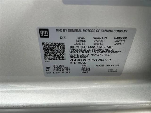 2022 Chevrolet Silverado 3500HD 4WD Crew Cab Standard Bed High Country