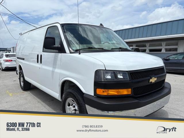 2023 Chevrolet Express Cargo Van RWD 3500 Regular Wheelbase WT for sale in Miami, FL