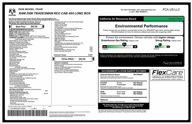 2026 Ram 2500 Tradesman Regular Cab 4x4 8 Box