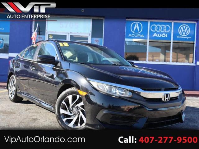 2018 Honda Civic EX for sale in Orlando, FL