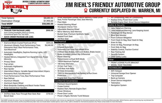 2025 Jeep Grand Cherokee GRAND CHEROKEE L LIMITED 4X4