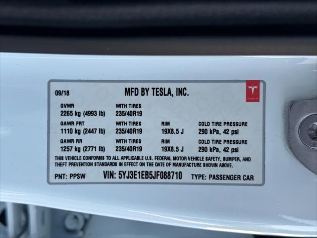 2018 Tesla Model 3 Long Range