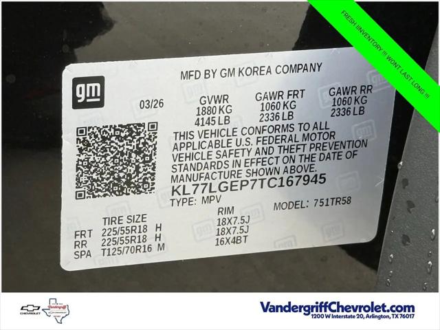 2026 Chevrolet Trax FWD 1RS