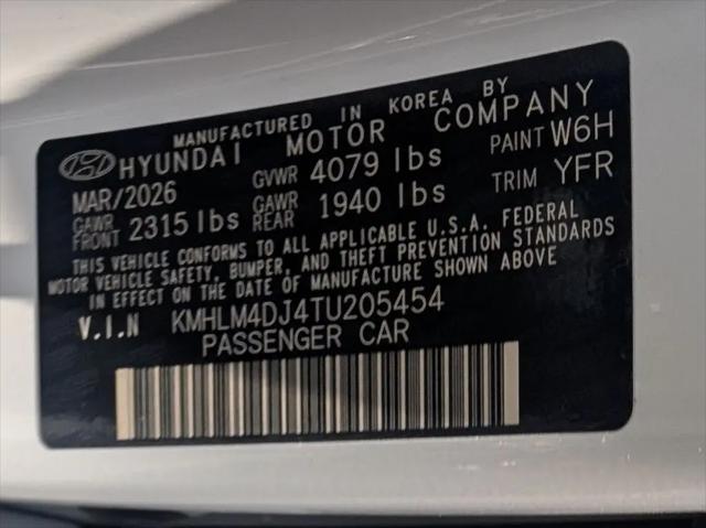 2026 Hyundai Elantra Hybrid Blue