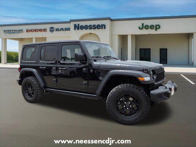 2025 Jeep Wrangler 4-Door Willys 4x4 for sale in Kingsville, TX
