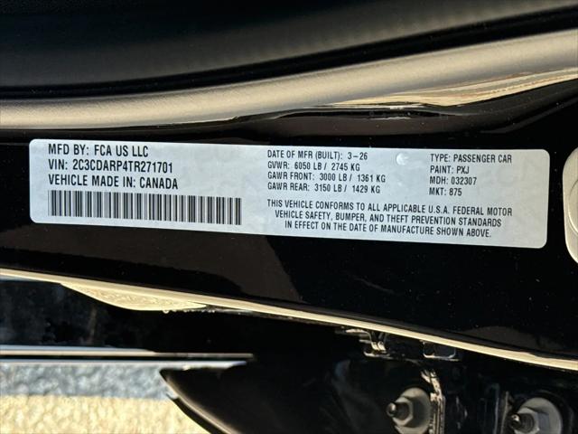 2026 Dodge Charger Scat Pack 4-Door AWD