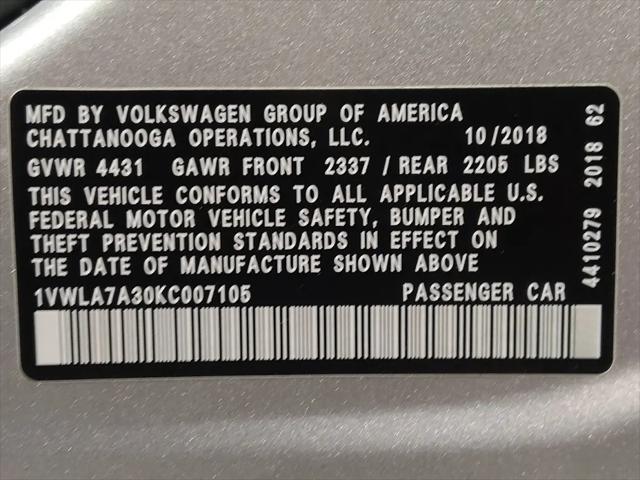 2019 Volkswagen Passat 2.0T Wolfsburg Edition