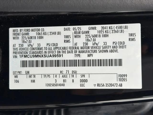 2025 Ford Escape ST-Line