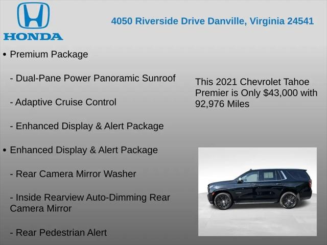 2021 Chevrolet Tahoe 4WD Premier