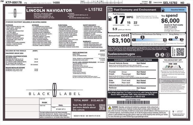 2025 Lincoln Navigator Black Label L